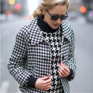 Ralph Lauren Houndstooth Wool Jacket